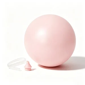 PVC Soft Yoga Pilates Ball, 25cm Diameter, Stability Ball