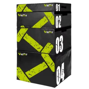 PVC Sponge Soft Plyometric Jump Box Stackable Set