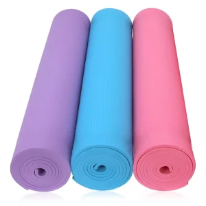 PVC Thick Foldable Yoga Mat Non-Slip Pilates Mat Set with Strap Custom Size for Women