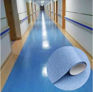 PVC Vinyl Floor Roll Waterproof Home Kitchen Hotel Flooring 0.5mm-2mm Thick