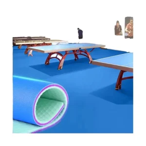 PVC Vinyl Ping Pong Court Flooring with High Stability and Impact Protection for Indoor Use