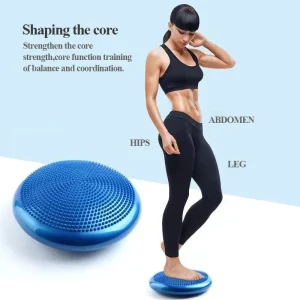 PVC Yoga Balance Mat Inflatable Massage Cushion Thickened Explosion-Proof Barefoot Rehabilitation Trainer