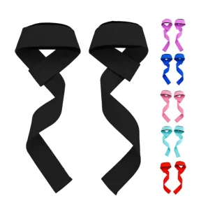 Padded Anti-Slip Adjustable Wrist Wraps for Deadlift and Powerlifting