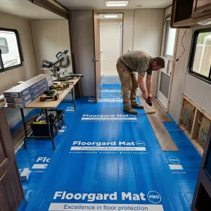 Paint Protection Film Roll for Wood Flooring Heavy-Duty Floor Protection for Hardwood Floors