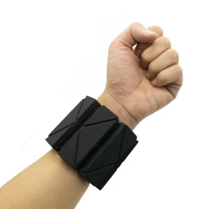 Pair 1kg 2.2-Pound Silicone Weight-Bearing Bracelets for Wrist