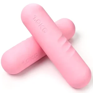 Pair of Silicone Dumbbells for Pilates and Strength Training