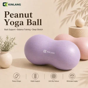 Peanut Massage Ball Set Soft Foam for Deep Tissue Relief Home Gym Recovery