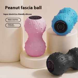 Peanut Vibrating Massage Ball for Yoga, Fitness, Neck, Back, and Body Massage