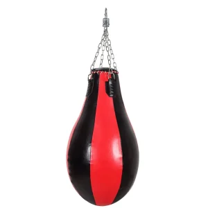 Pear Shaped Leather Boxing Sandbag Punching Bags PU Tear Drop Design for Power and Speed Balls Boxing Training
