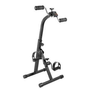 Pedal Exerciser Bike Hand Arm Leg and Knee Peddler with Adjustable Fitness Equipment for Seniors Home Exercise