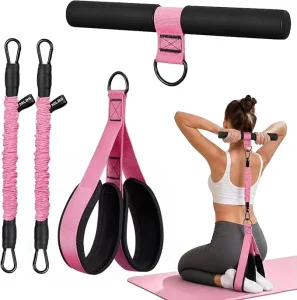 Pedal Resistance Band for Women Home Workout Core Arms Legs Waist Training Elastic Fitness Rope