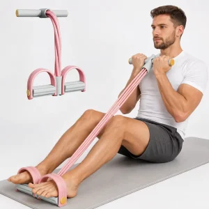 Pedal Resistance Band with Handles for Chest, Legs, and Glutes OEM
