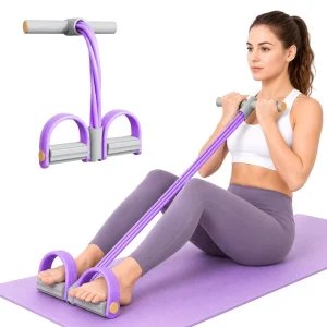 Pedal Resistance Bands with Foot Holders for Women OEM Supplier