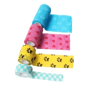 Pet Soft Self-Adhesive Bandage Roll Medical Grade Far Infrared Disinfect Non-Woven Elastic Vet Wrap