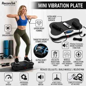 Physiotherapy Vibration Plate Massager Machine for Home Therapy