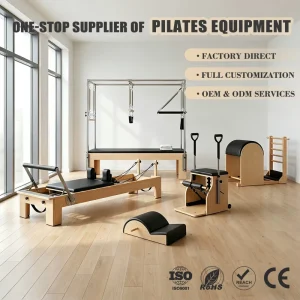 Pilates 5-in-1 Maple Equipment Set for Home, Gym and Studio