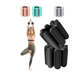 Pilates Accessories Loop Bands Core Sliders 1LB 2LB 4LB Bracelets Bangles Silicone Adjustable Wearable Wrist Ankle Weights