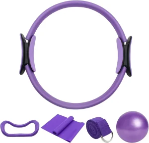 Pilates Accessories PVC Training Set with Arch Yoga Mat for Beginners Full Body Fitness