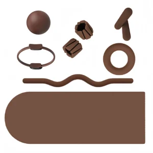 Pilates Accessories Set Neutral Beige Ergonomic Design