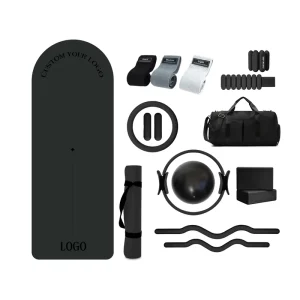 Pilates Accessories Set Silicone Dumbbells Beam Ankle Weights Pilates Ring Circle Power Kit