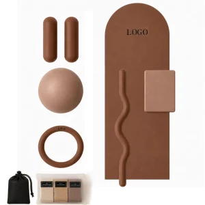 Pilates Accessories Set with Silicone Ankle Weights, Dumbbell, Power Ring, Yoga Mat, and Pilates Ball for Home Gym