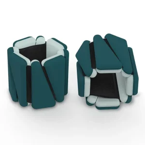 Pilates Adjustable Ankle and Wrist Weights 2lb Silicone Exercise Weights