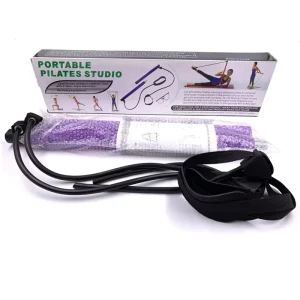 Pilates Bar Kit with Resistance Bands for Home Gym