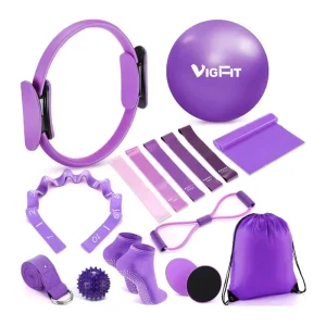 Pilates Essentials Kit for Women with Pilates Ring and Ball for Home Workouts