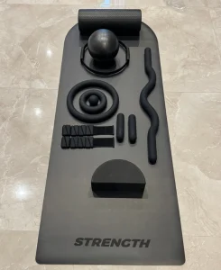Pilates Home Gym Accessories Kit with Power Ring and Yoga Mat