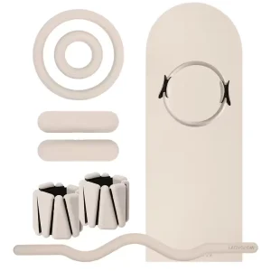 Pilates Kit for Women with Pilates Ring, Silicone Yoga Mat, and Ankle Weight