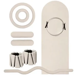 Pilates Kit for Women with Silicone Ring, Yoga Mat & Ankle Weights