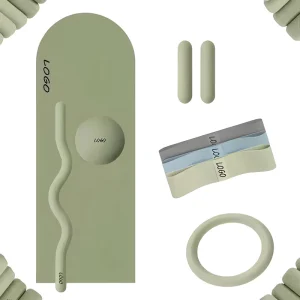 Pilates Kit with Yoga Mat, Resistance Bands, Magic Circle and Hand Weights for Full Body Workout