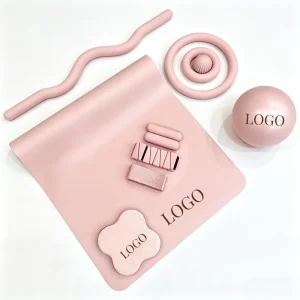 Pilates Outfit Set Yoga Fitness Exercise Accessories Wrist Weight Dumbbells Pilates Ball Yoga Mat Set