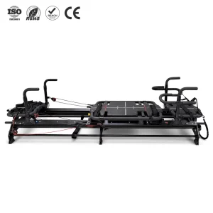 Pilates Reformer High-Intensity Full Body Workout Machine with Rotating Handle for Studio and Home Use