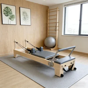Pilates Reformer Home Fitness Equipment Adjustable Resistance Portable Durable Studio Pilates Machine