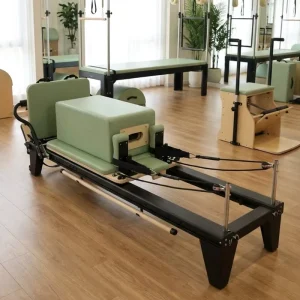 Pilates Reformer Machine Aluminum and Wood CE