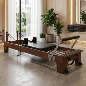 Pilates Reformer Machine Walnut Wood for Studio CE ISO Certified