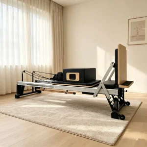 Pilates Reformer with Caster Wheels Full Set
