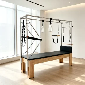 Pilates Reformers Oak Pilates Cadillac with Springs and Straps for Distributor Supply Physical Therapy Use