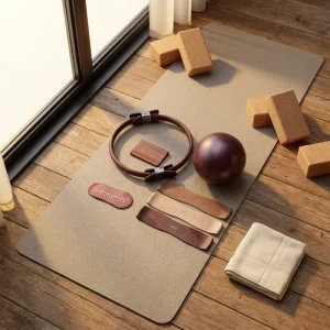 Pilates Ring, EVA Silicone Resistance Band, Yoga Socks and Gliding Disc Combo Kit