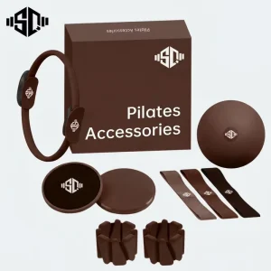 Pilates Set, Professional Yoga Pilates Kit Manufacturer, Home Workout Fitness Equipment with Slider and Yoga Ball