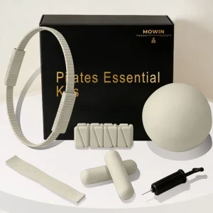 Pilates Set with Triangle Velcro Wrist Wraps, Yoga Mat and Accessories Kit