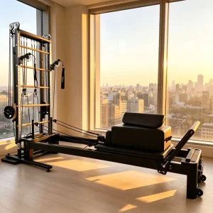 Pilates Tower Machine with Core Bed Frame and Adjustable Pulleys