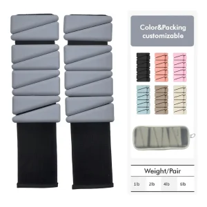 Pilates Wrist and Ankle Weights for Home Gym Workout and Strength Training