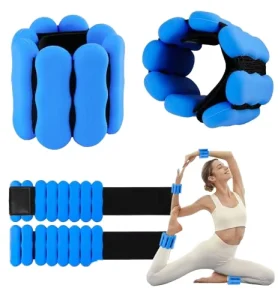 Pilates Wrist and Ankle Weights for Women, Set of 2, 1 lb Each