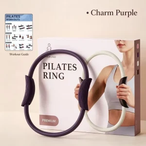 Pilates and Yoga Ring Elastic Band Fitness Circle Oval Core Trainer Gym Accessories
