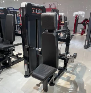 Pin-Loaded Triceps Extension Machine Seated Dip Triceps Press Gym Strength Training Equipment