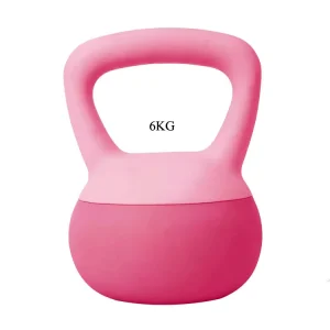 Pink Soft Weighted Kettlebell for Strength Training