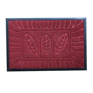 Plain Outdoor Rubber Polyester Doormat Entrance Floor Mat Custom