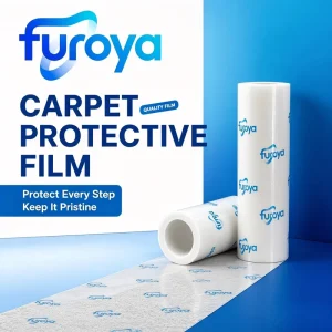 Plastic HDPE High Gloss Protective Film for Carpet Surface and New Building Interior Machine Grade Covering